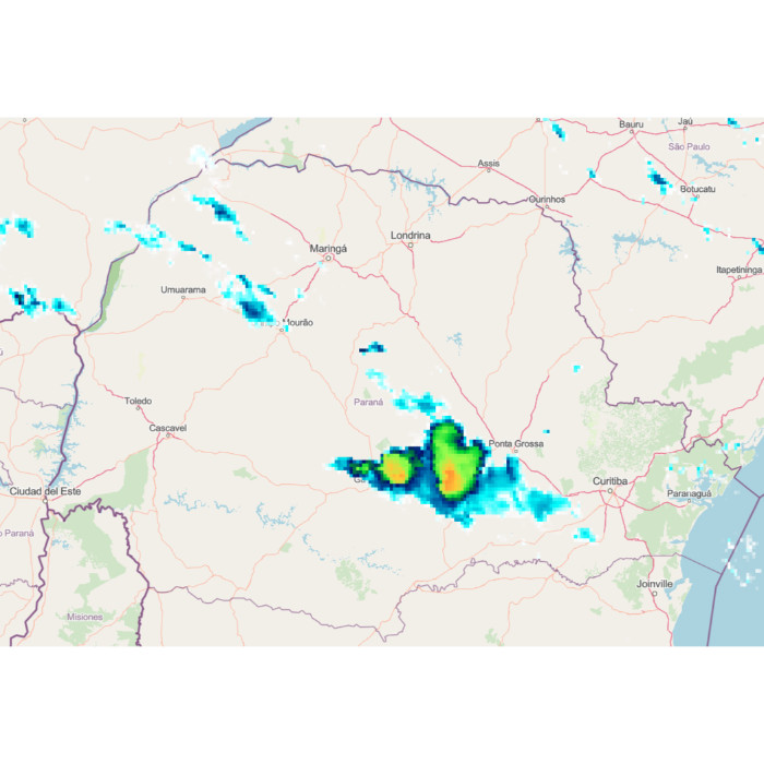 Imagem satélite GOES 16 IV